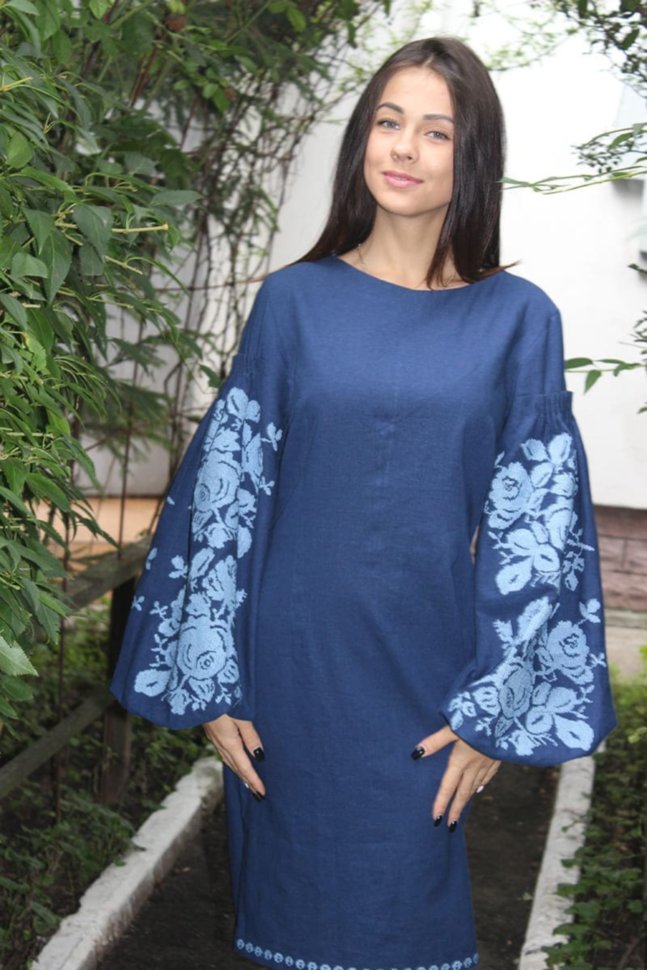 Сукня "Синя квітка"