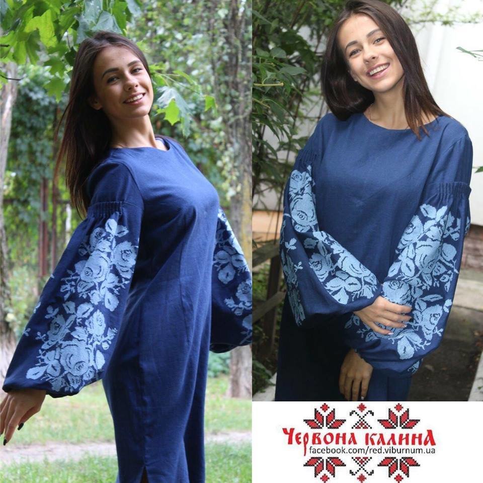 Сукня "Синя квітка"