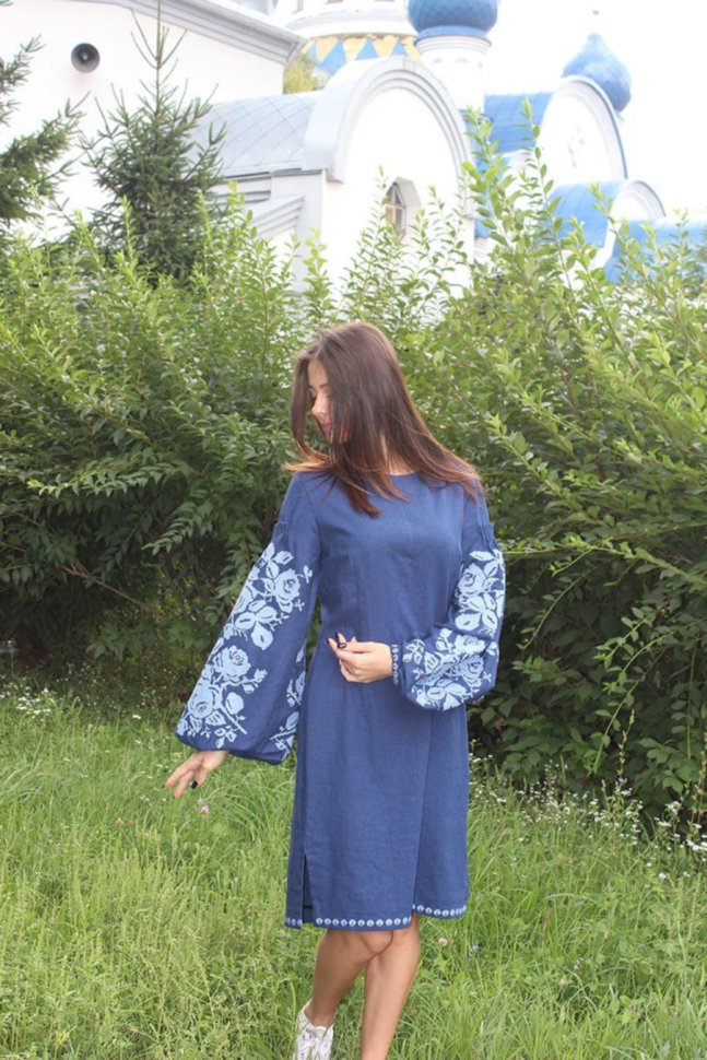 Сукня "Синя квітка"